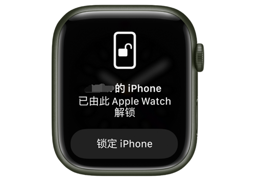 塔洋镇苹果手机维修分享用 AppleWatch 解锁配备面容 ID 的 iPhone方法 